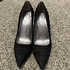 Prada Suede Leather Pumps